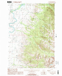 Download a high-resolution, GPS-compatible USGS topo map for Dexter Point, MT (1988 edition)