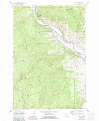 Download a high-resolution, GPS-compatible USGS topo map for Dickie Hills, MT (1989 edition)