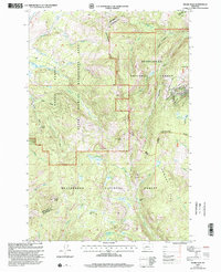 preview thumbnail of historical topo map of Silver Bow County, MT in 1997