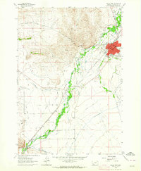 Download a high-resolution, GPS-compatible USGS topo map for Dillon West, MT (1964 edition)