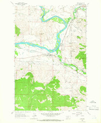 Download a high-resolution, GPS-compatible USGS topo map for Dixon, MT (1966 edition)