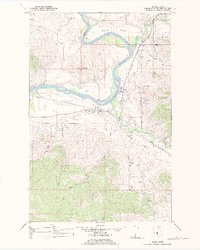 Download a high-resolution, GPS-compatible USGS topo map for Dixon, MT (1987 edition)