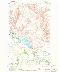 preview thumbnail of historical topo map of Phillips County, MT in 1964