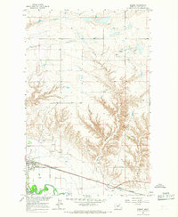 Download a high-resolution, GPS-compatible USGS topo map for Dodson, MT (1967 edition)