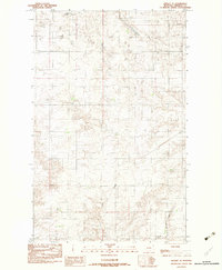 Download a high-resolution, GPS-compatible USGS topo map for Dooley SE, MT (1983 edition)