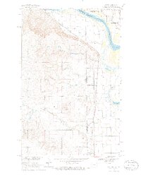 1968 Map of Dore, 1986 Print