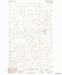 Download a high-resolution, GPS-compatible USGS topo map for Down Reservoir NW, MT (1984 edition)