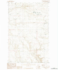 Download a high-resolution, GPS-compatible USGS topo map for Down Reservoir SW, MT (1984 edition)