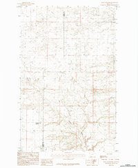 Download a high-resolution, GPS-compatible USGS topo map for Down Reservoir, MT (1984 edition)