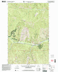 Download a high-resolution, GPS-compatible USGS topo map for Driveway Peak, MT (2003 edition)