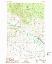 Download a high-resolution, GPS-compatible USGS topo map for Drummond, MT (1989 edition)