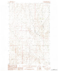 Download a high-resolution, GPS-compatible USGS topo map for Dry Fork Creek, MT (1984 edition)