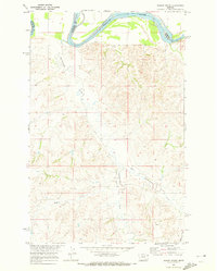 Download a high-resolution, GPS-compatible USGS topo map for Dugout Creek, MT (1973 edition)