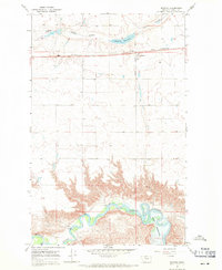 Download a high-resolution, GPS-compatible USGS topo map for Dunkirk, MT (1971 edition)