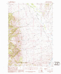Download a high-resolution, GPS-compatible USGS topo map for Dunn Creek, MT (1986 edition)
