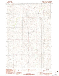 Download a high-resolution, GPS-compatible USGS topo map for Duplisse Creek South, MT (1983 edition)