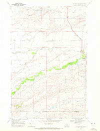 Download a high-resolution, GPS-compatible USGS topo map for Dupuyer West, MT (1972 edition)
