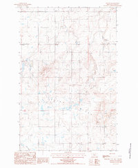 Download a high-resolution, GPS-compatible USGS topo map for Dutton SE, MT (1987 edition)