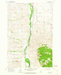 preview thumbnail of historical topo map of Beaverhead County, MT in 1961