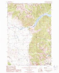 Download a high-resolution, GPS-compatible USGS topo map for Earthquake Lake, MT (1988 edition)