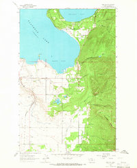 Download a high-resolution, GPS-compatible USGS topo map for East Bay, MT (1966 edition)