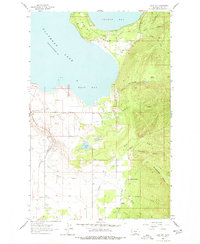 Download a high-resolution, GPS-compatible USGS topo map for East Bay, MT (1977 edition)