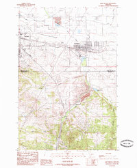 Download a high-resolution, GPS-compatible USGS topo map for East Helena, MT (1985 edition)