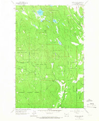 Download a high-resolution, GPS-compatible USGS topo map for Edna Mountain, MT (1966 edition)