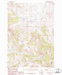 Download a high-resolution, GPS-compatible USGS topo map for Eighteenmile Peak, MT (1987 edition)