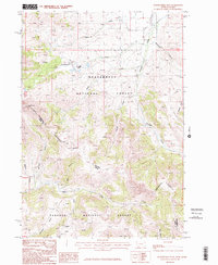 preview thumbnail of historical topo map of Beaverhead County, MT in 1987