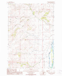 Download a high-resolution, GPS-compatible USGS topo map for Eightmile Creek, MT (1989 edition)
