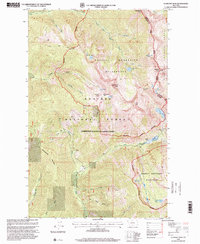Download a high-resolution, GPS-compatible USGS topo map for Elephant Peak, MT (2000 edition)