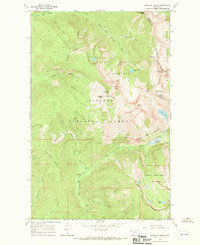 Download a high-resolution, GPS-compatible USGS topo map for Elephant Peak, MT (1970 edition)
