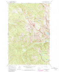 Download a high-resolution, GPS-compatible USGS topo map for Elephant Peak, MT (1984 edition)