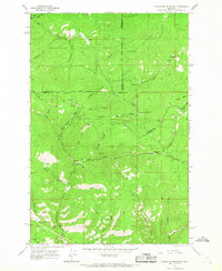 preview thumbnail of historical topo map of Granite County, MT in 1965