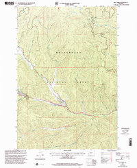Download a high-resolution, GPS-compatible USGS topo map for Elk Creek, MT (2002 edition)