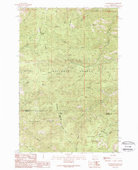 Download a high-resolution, GPS-compatible USGS topo map for Elk Mountain, MT (1989 edition)