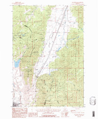 Download a high-resolution, GPS-compatible USGS topo map for Elk Park Pass, MT (1986 edition)