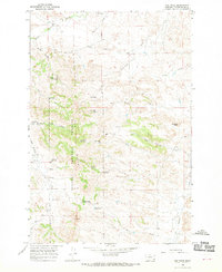 Download a high-resolution, GPS-compatible USGS topo map for Elk Ridge, MT (1970 edition)