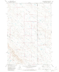Download a high-resolution, GPS-compatible USGS topo map for Elkhorn Creek SE, MT (1980 edition)