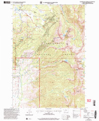preview thumbnail of historical topo map of Beaverhead County, MT in 2005