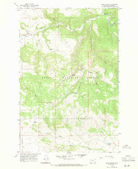Download a high-resolution, GPS-compatible USGS topo map for Ellis Canyon, MT (1971 edition)