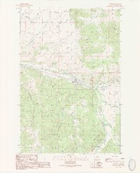 Download a high-resolution, GPS-compatible USGS topo map for Elliston, MT (1989 edition)