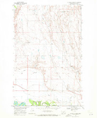 Download a high-resolution, GPS-compatible USGS topo map for Ellsworth Coulee, MT (1972 edition)