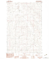 Download a high-resolution, GPS-compatible USGS topo map for Elm Coulee, MT (1983 edition)