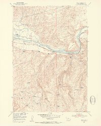 Download a high-resolution, GPS-compatible USGS topo map for Elton, MT (1953 edition)