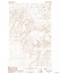 Download a high-resolution, GPS-compatible USGS topo map for Emerick Bench, MT (1984 edition)