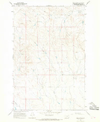 Download a high-resolution, GPS-compatible USGS topo map for Emma Butte, MT (1968 edition)