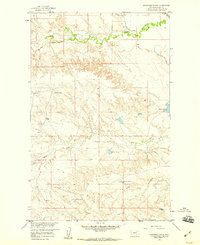 Download a high-resolution, GPS-compatible USGS topo map for Engstrom  Ranch, MT (1960 edition)
