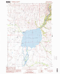 Download a high-resolution, GPS-compatible USGS topo map for Ennis Lake, MT (1989 edition)